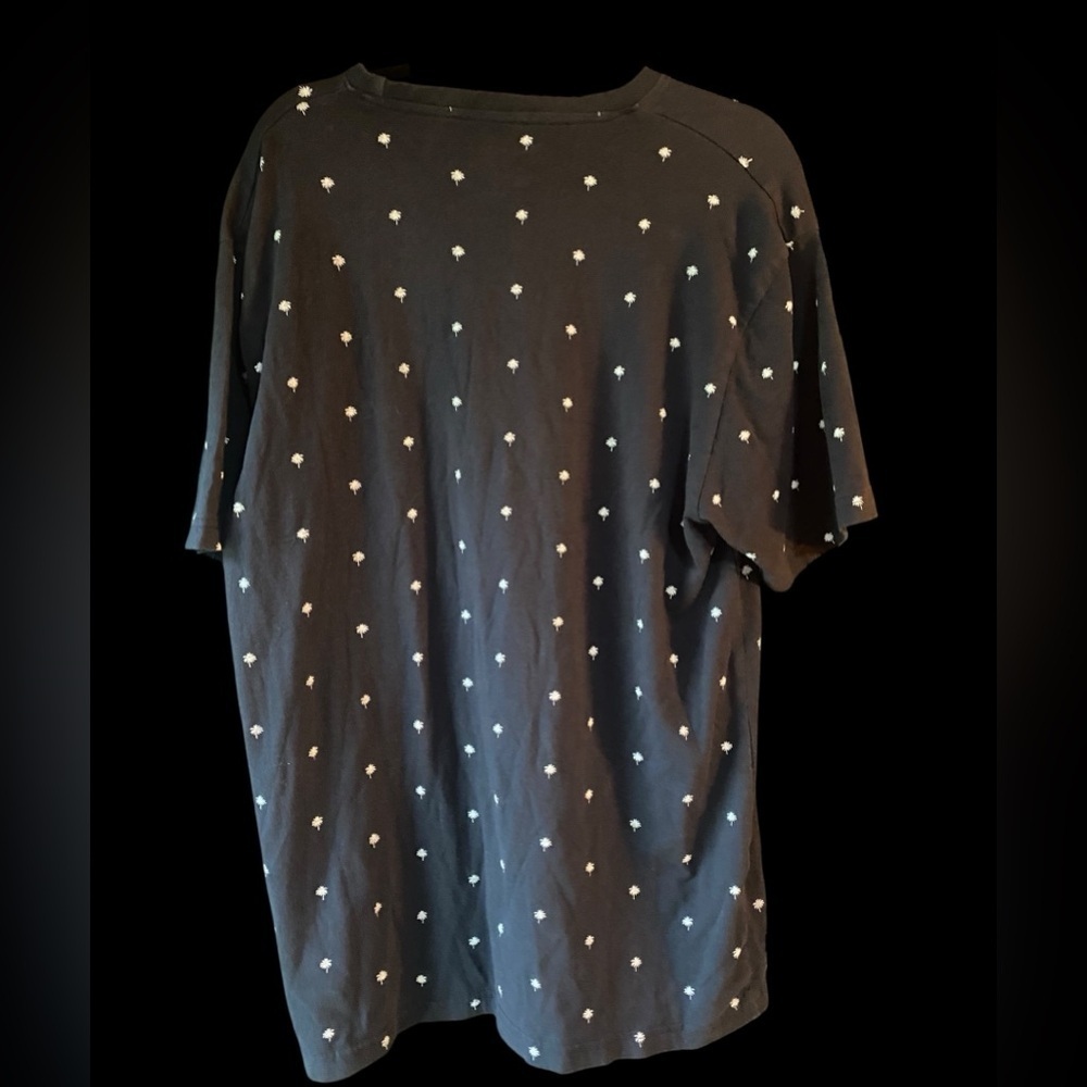 PD&C Dark Blue Tee with Palm Trees - Picture 2 of 6